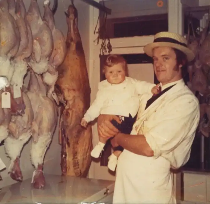 Daniel with his dad Peter 