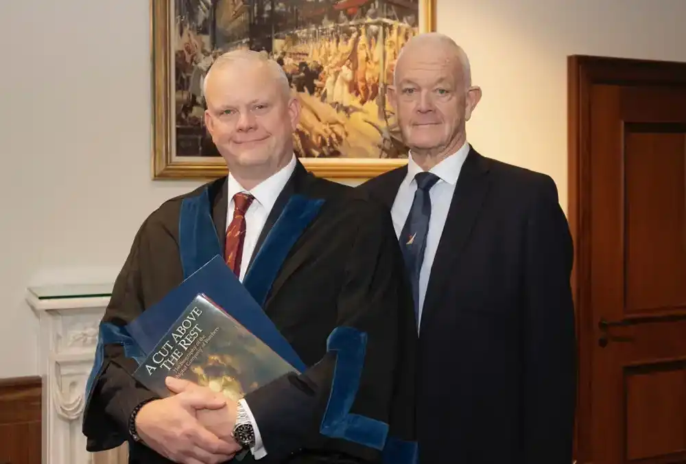 Daniel and his father Peter
