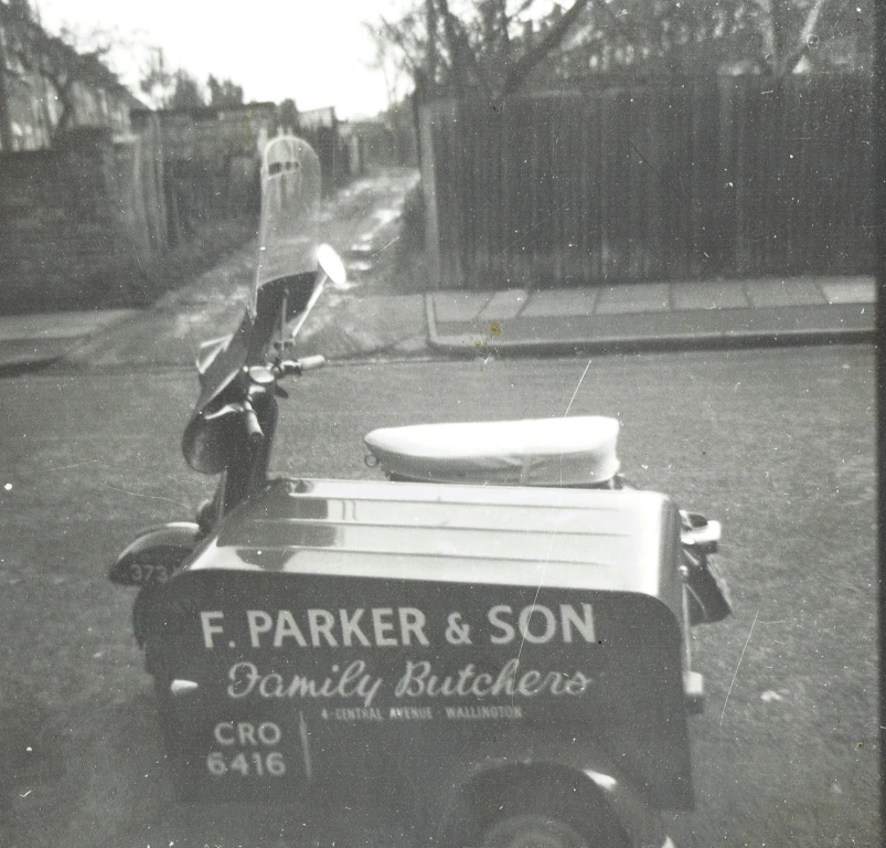 Peter’s vespa scooter.