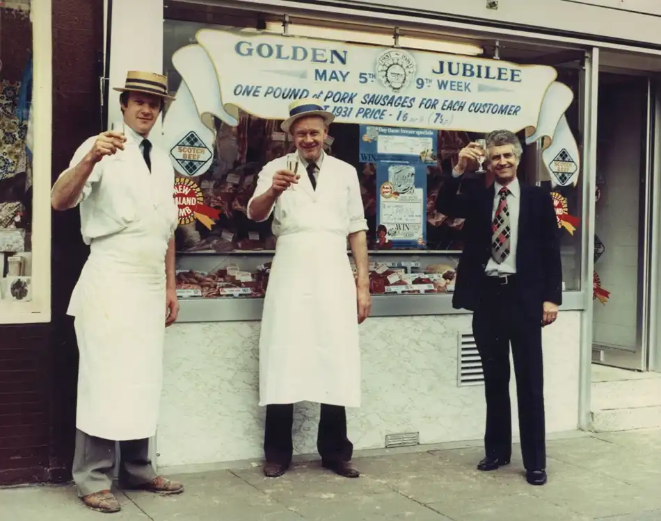 Derreck’s golden jubilee celebrations in 1981.